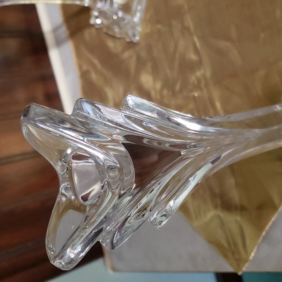 Mikasa pair of  crystal vases - Picture 3 of 4
